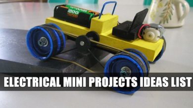 Electrical Mini Projects Ideas List