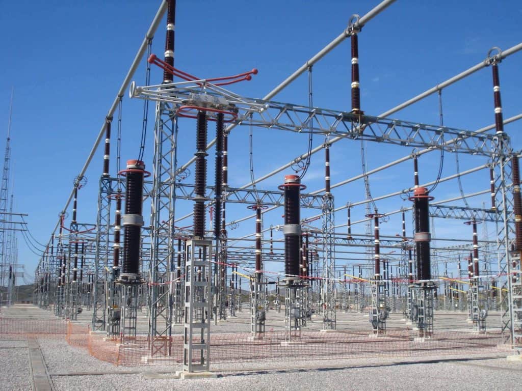 Equipment layout in an AIS substation