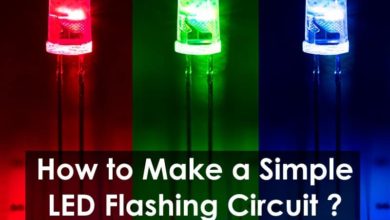 How to make a Simple LED Flashing Circuit