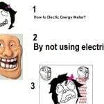 How to stop electric energy meter.. Funny electrical