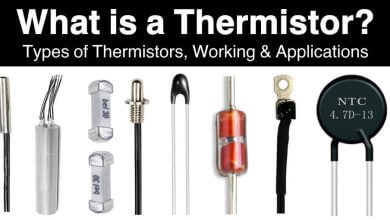 What is a Thermistor - Types of Thermistors, Construction and Applications