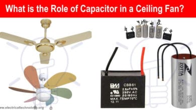 What is the Role of Capacitor in a Ceiling Fan