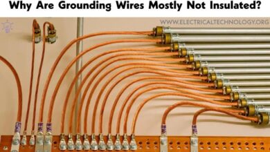 Why Are Grounding Wires Mostly Not Insulated