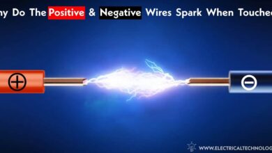 Why Do The Phase And Neutral or Positive and Negative Wires Spark When Connected Together?