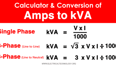 Amps to kVA Calculator - How to Convert Amps to kVA