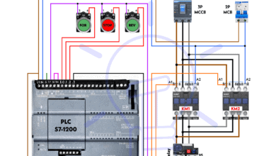 Automatic Reverse Forward Motor Control Using S7-1200 PLC