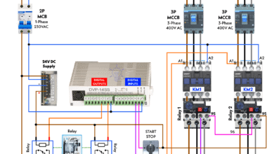 Automatic Sequential Motor Control Using PLC DVP-14SS