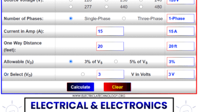 Electrical and Electronics Engineering Calculators