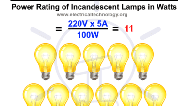 How to Find the Number of Incandescent Lamps in a Final Sub Circuit