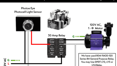 How to Reverse Operation of Photo Eye for Motor using Relay?