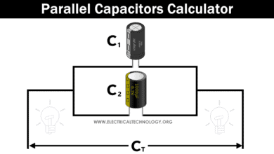 Parallel Capacitors Calculator