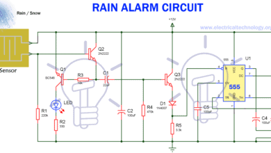 rain alarm circuit