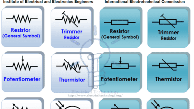 Types of Resistors. IEEE & IEC symbols of Resistors