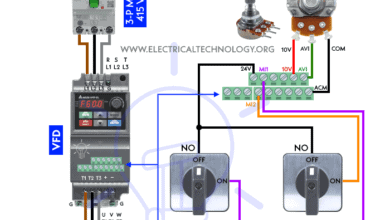 REV-FWD Motor Control Using VFD - PNP Mode