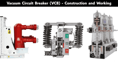 Vacuum Circuit Breaker (VCB) - Construction and Working