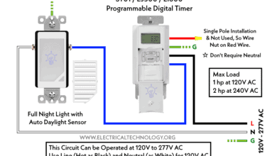 Wiring and Controlling Full Night Light using ST01 Timer