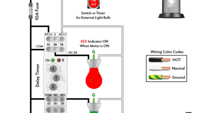 Wiring ON-OFF Delay Timer for 120V Motors